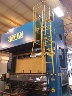 250 Tons Sutherland press Model SP2-D-250-96-48-10