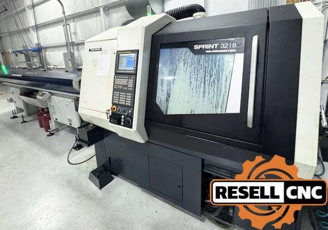 2018 DMG Mori Sprint 32/8 CNC Screw Machine w/ Barfeeder