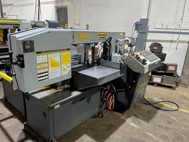 13" X 18" HYDMECH MODEL S-20A AUTOMATIC FEED HORIZONTAL BAND SAW