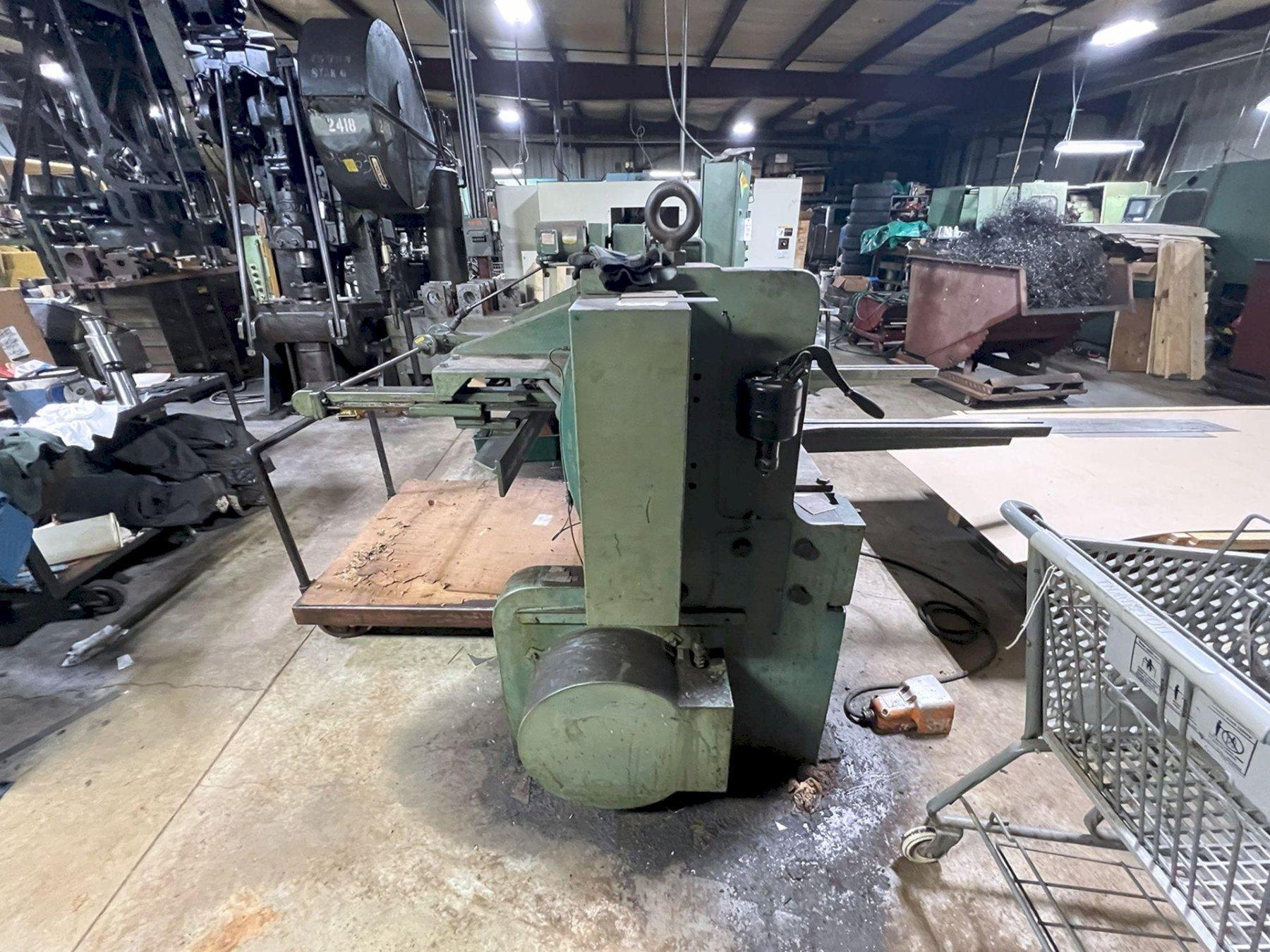 3/16" x 6' WYSONG MECHANICAL SHEAR MODEL 772