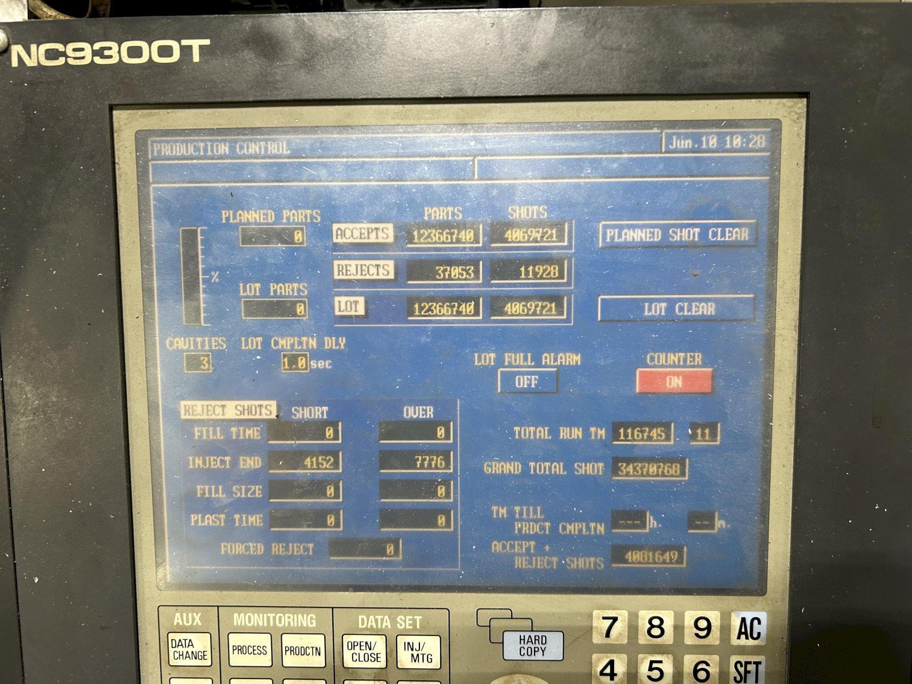 Nissei PS40E2A Used Injection Molding Machine, 44 Ton, 0.6 oz.
