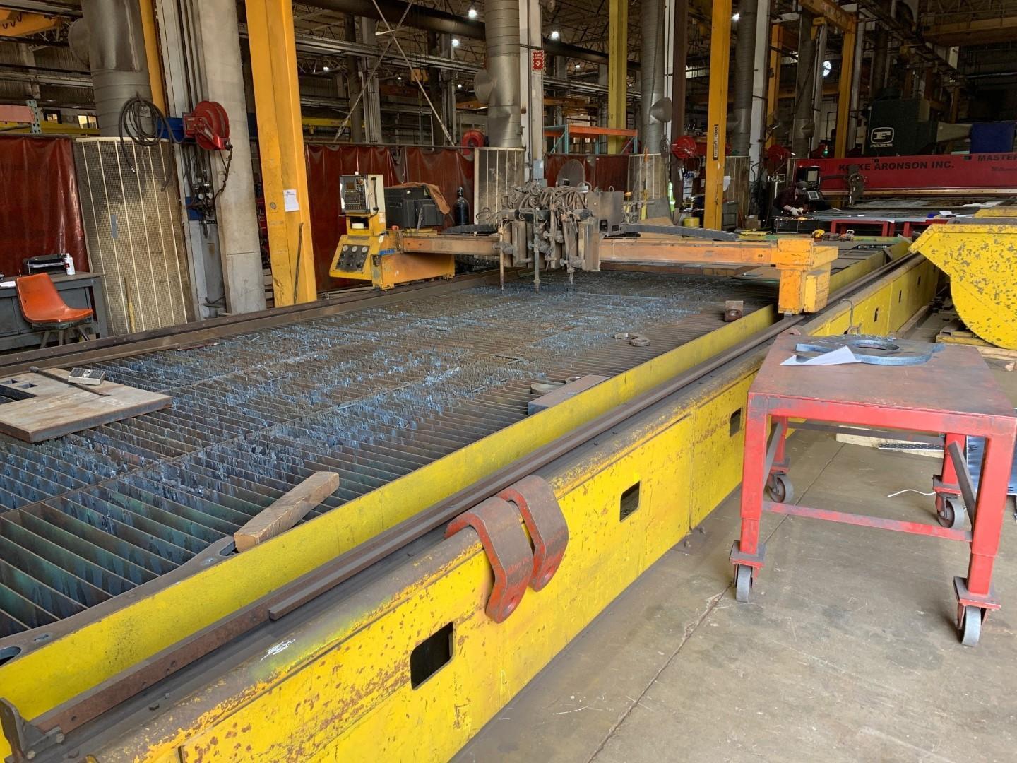 10' X 35' ESAB SABRE 3000 PLASMA TABLE/COMBO/CNC