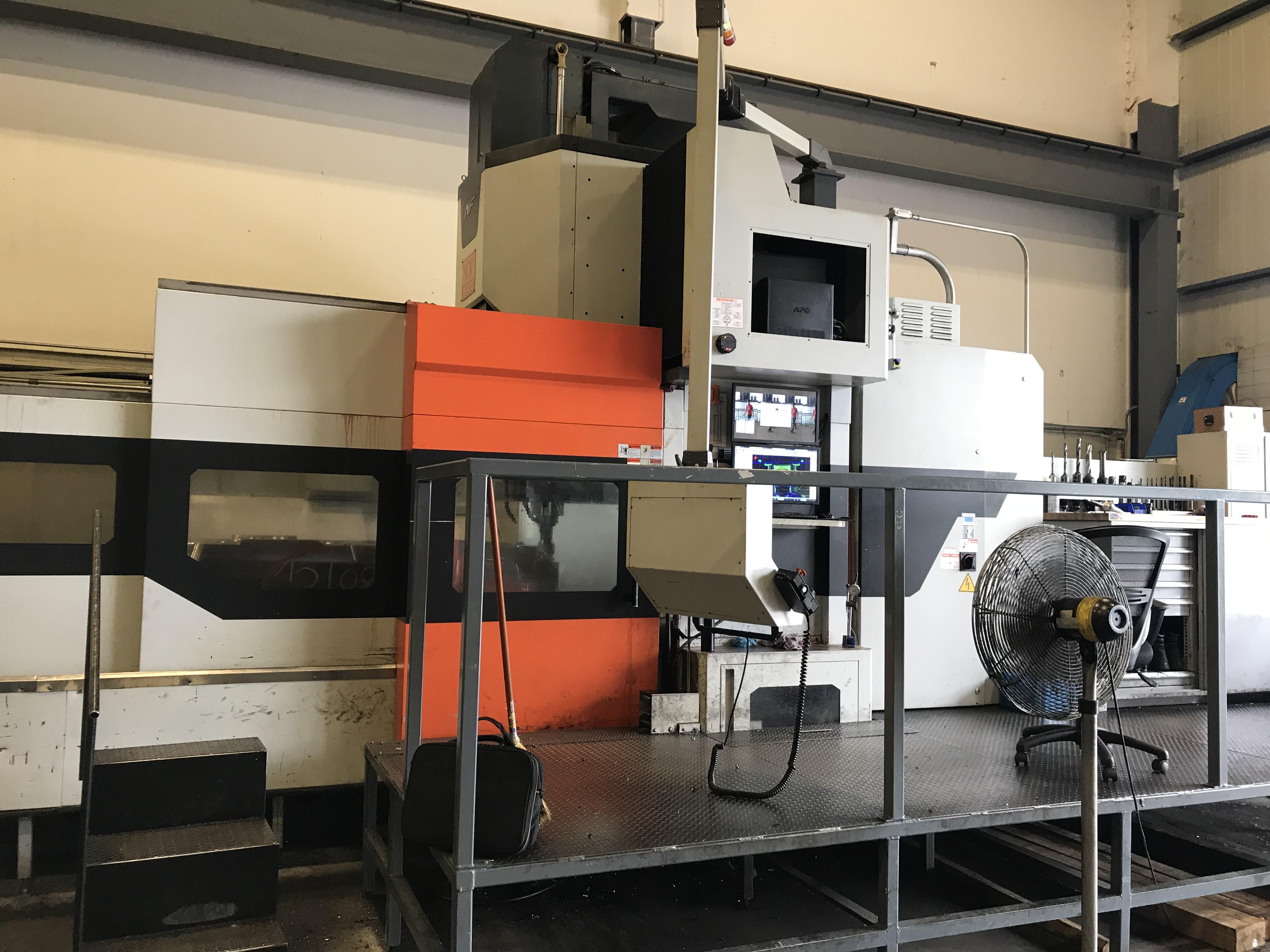 Vision Wide NF-4223 CNC Bridge Style Vertical Machining Center, Fanuc 0iMF Control, 165