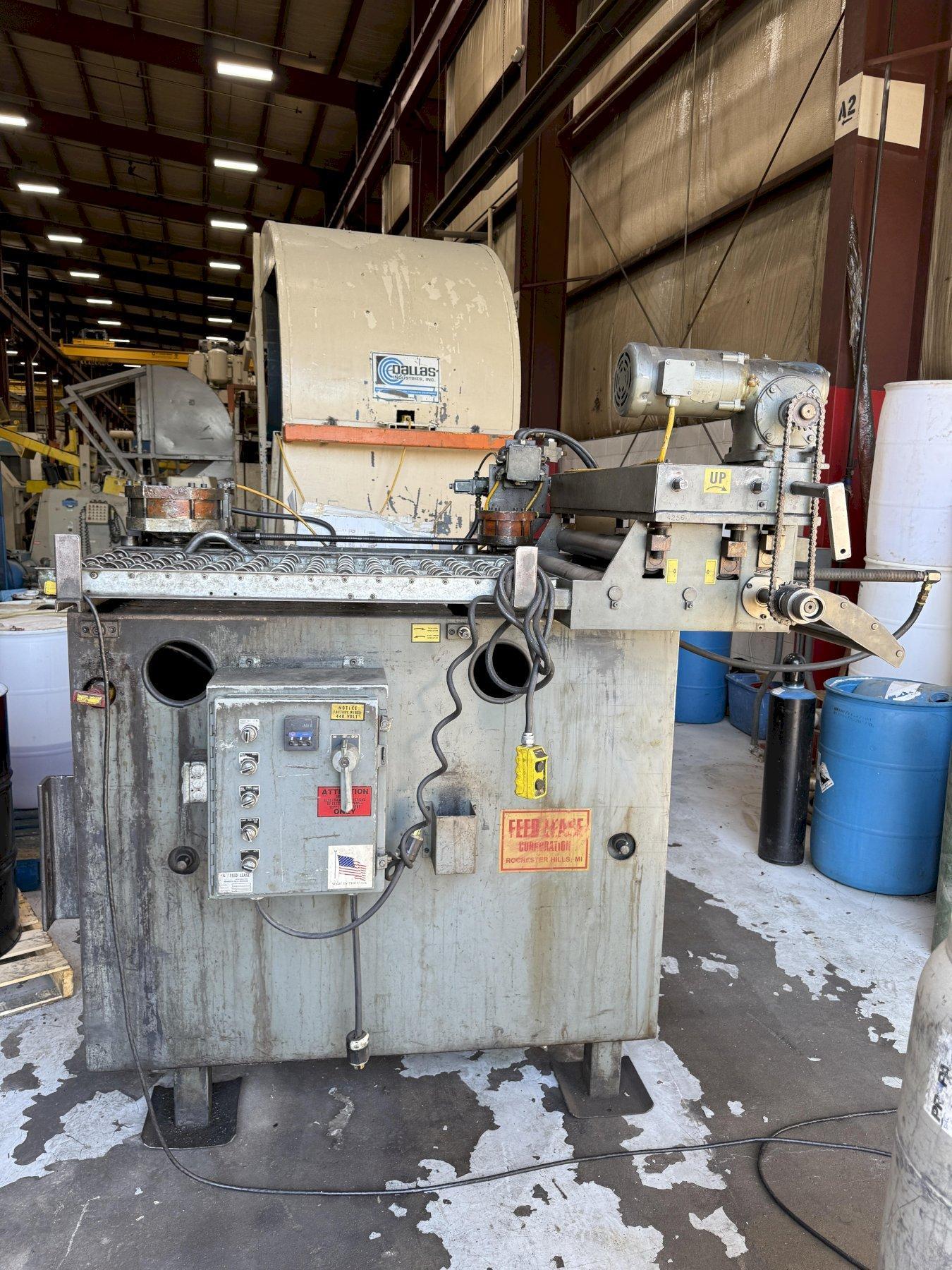 30" Wide Feed Lease Air Feed and Pull Through Straightener Model # FL4-30-30