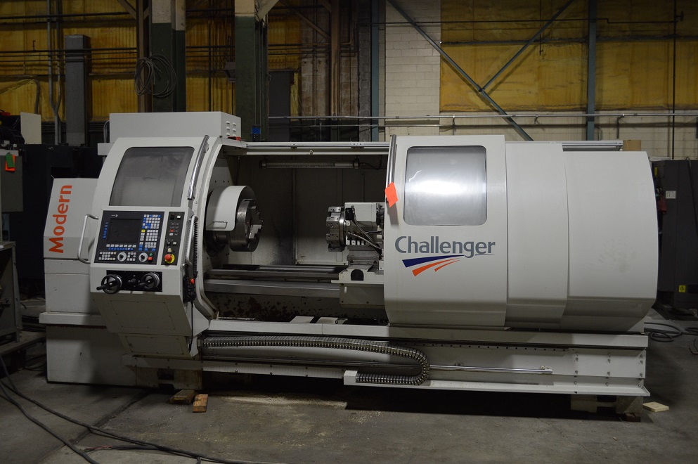 MODERN BNC-2680XXL CNC TEACH-TYPE LATHE w/Fagor Conversational CNC, 6.125