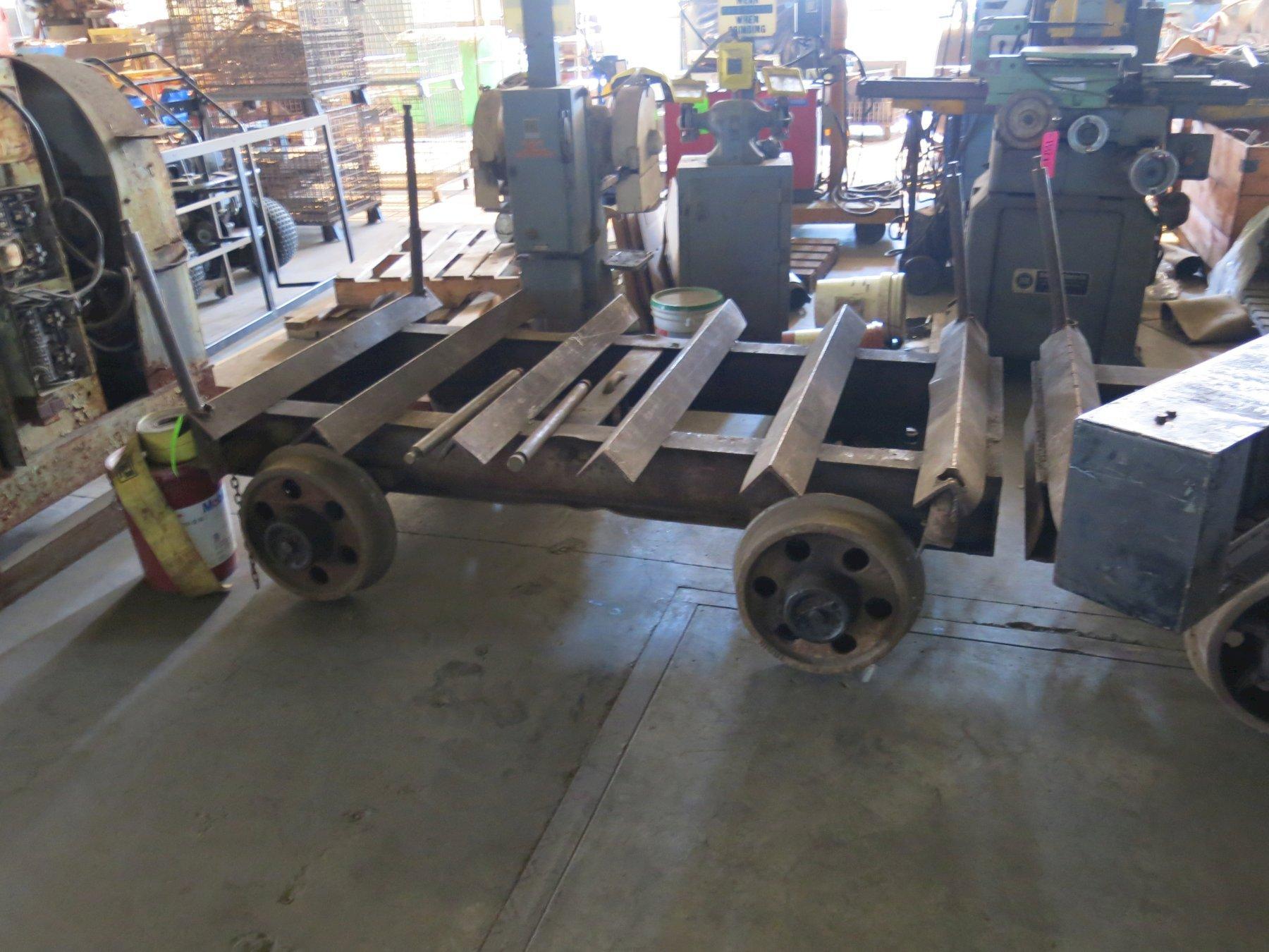 Portable Material Rail Transfer Carts