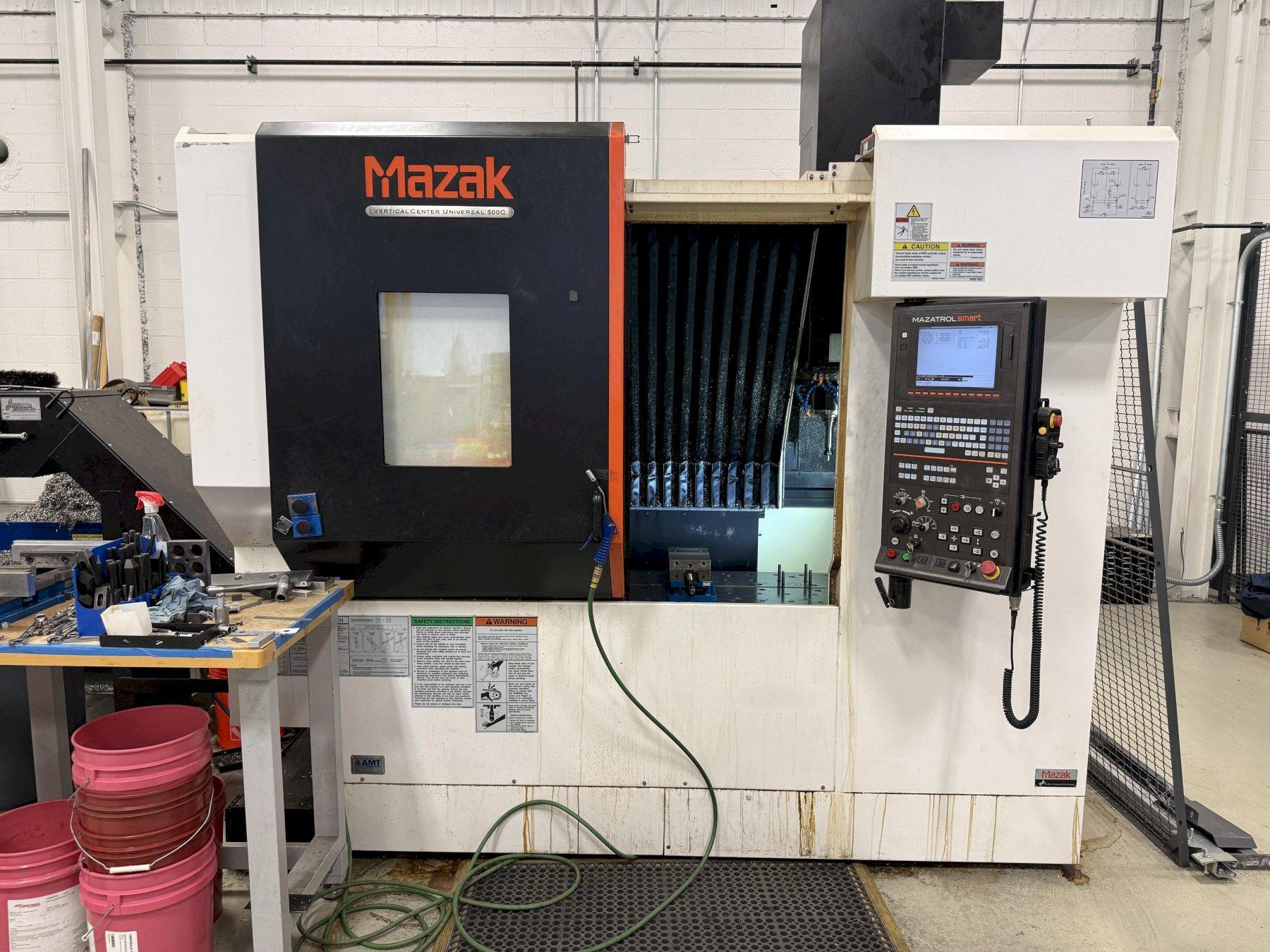 2015 Used Mazak VCU-500U 3X CNC Vertical Machining Center For Sale