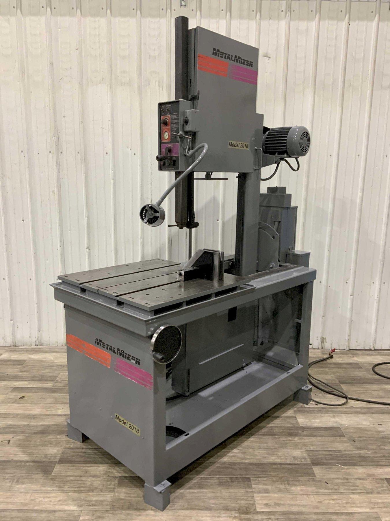 18" X 20" METALMIZER VERTICAL BAND SAW, MODEL 2018: STOCK #80579