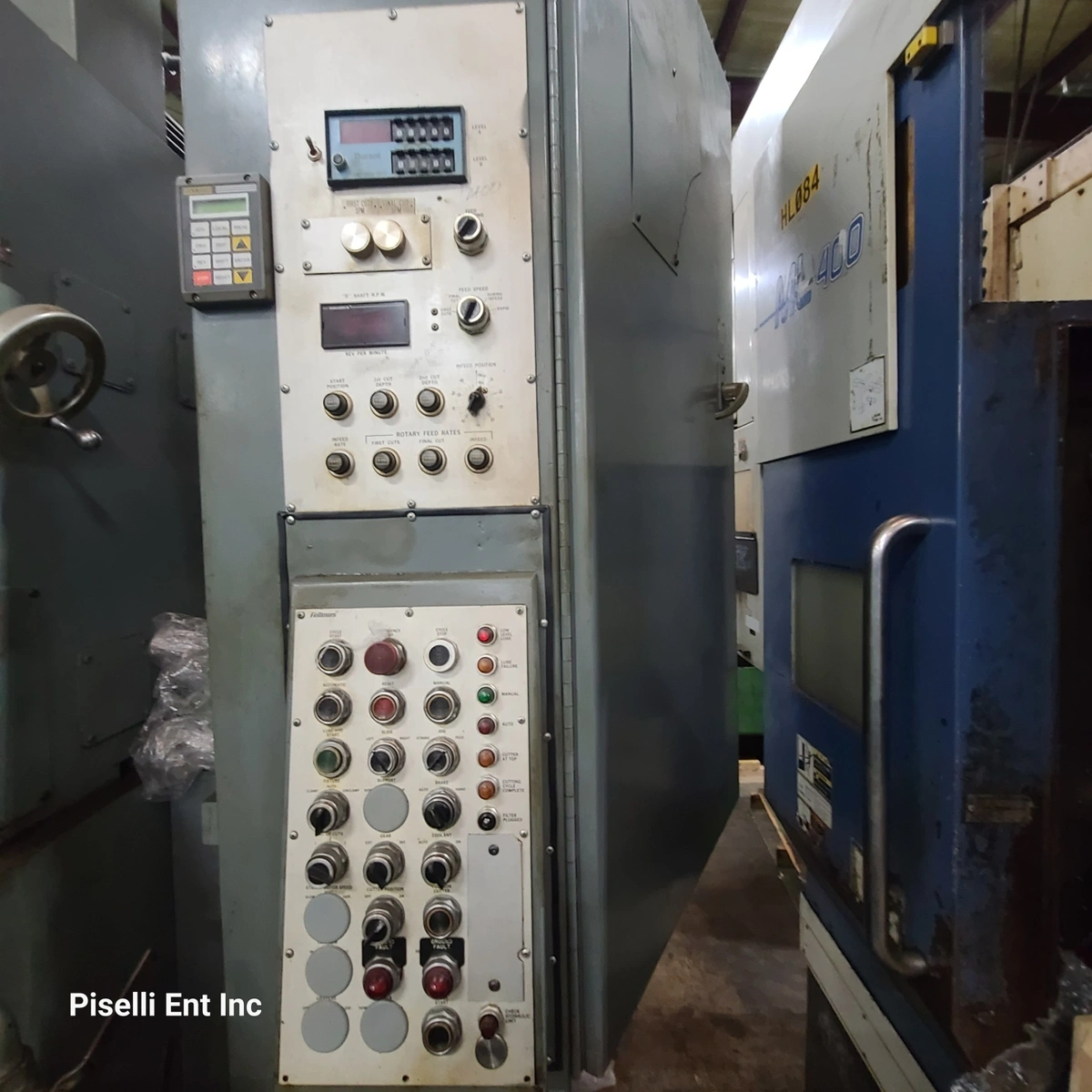 Fellows model 10-2 Gear shaper , 3" riser 14" diameter , pinion support tailstock , variable speed drive s/n 36880, excellent from prototype shop in Michigan