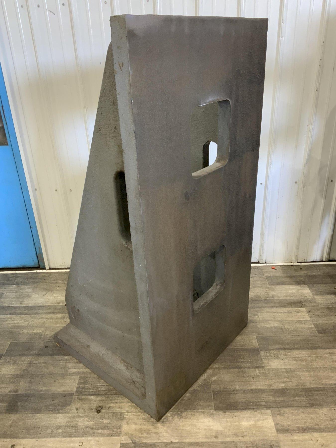 30-1/2" X 60-3/4" X 30-1/4" MACHINED ANGLE PLATE: STOCK #81454