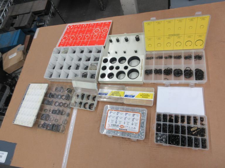 Hardware Snap Rings, Orings, Grease Zerks, Small Metric Bolts- Auction Item