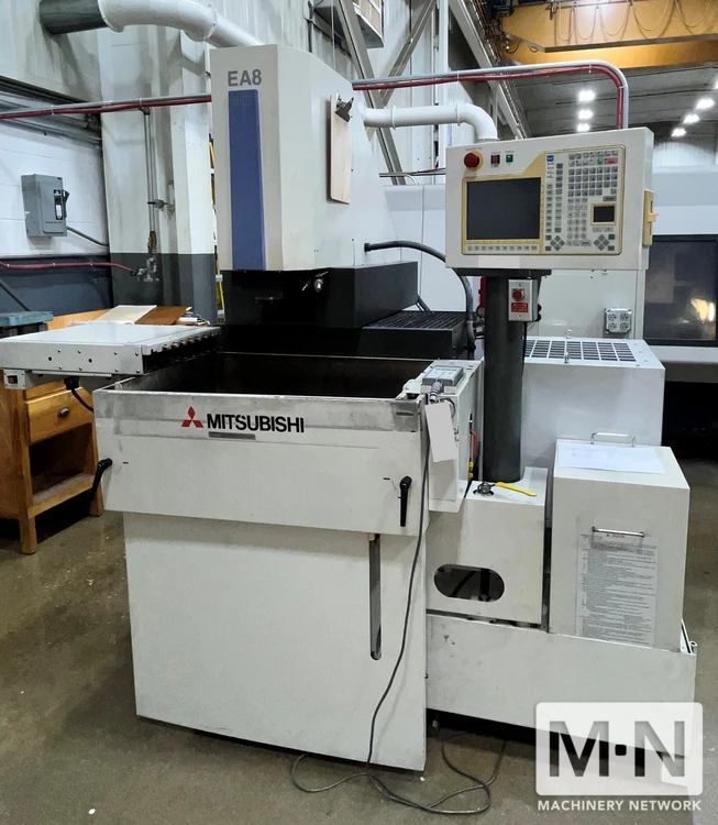 Mitsubishi EA8 CNC Sinker EDM, C axis & ATC, New 2000