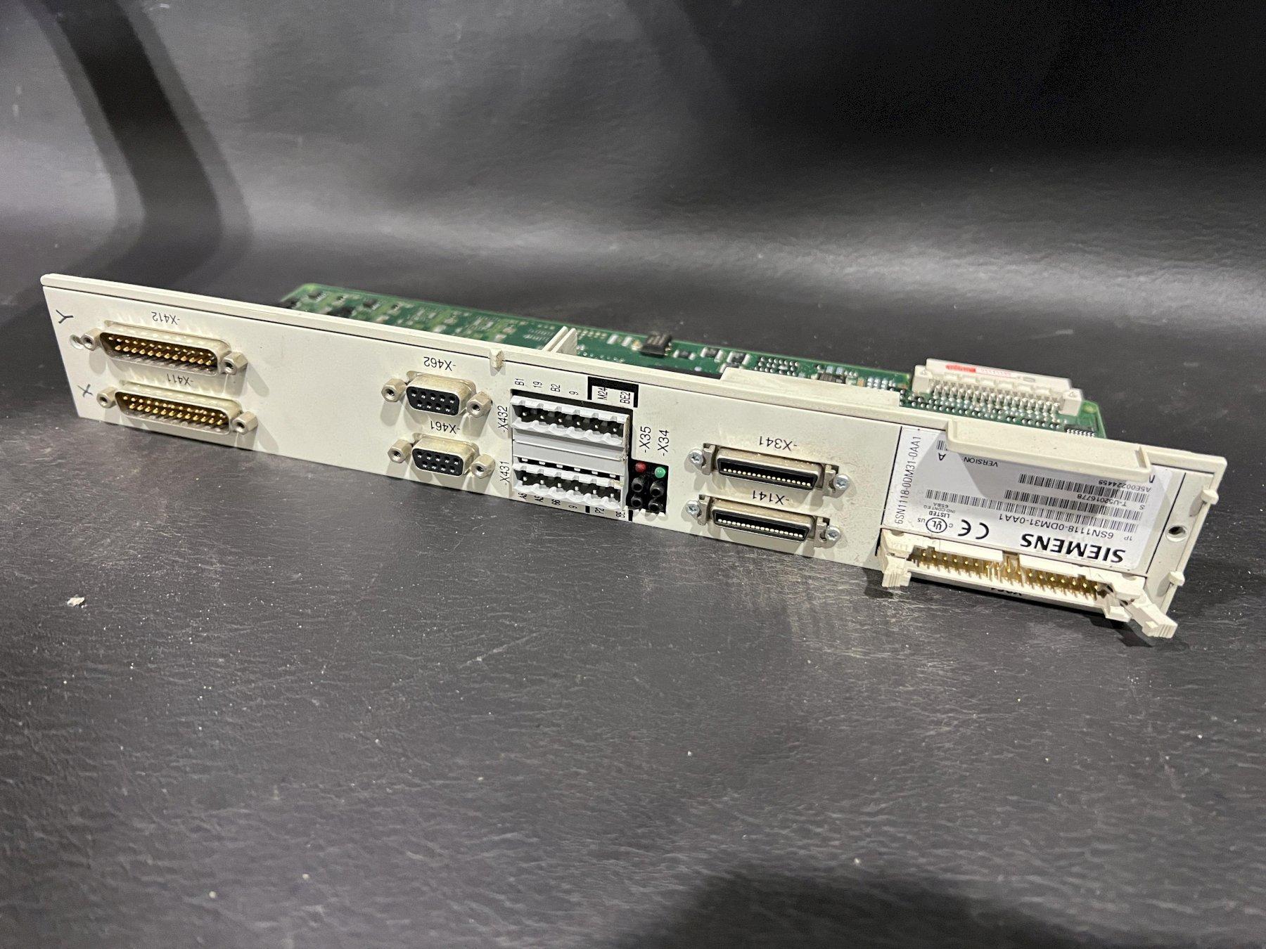 Siemens Simodrive 611 CNC Servo Control Board 6SN1118-0DM31-0AA1 6SN11180DM310AA1