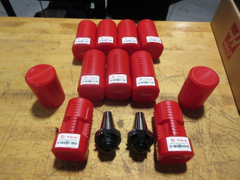 Haas Endmill CAT40 Tool Holders (1) 1/2", (1) 5/8", (3) 1", (4) 3/4" BRAND NEW!- Auction Item