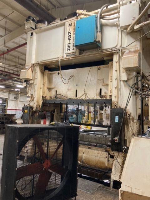 600 TON MINSTER MODEL E2-600-120-54 SSDC PRESS