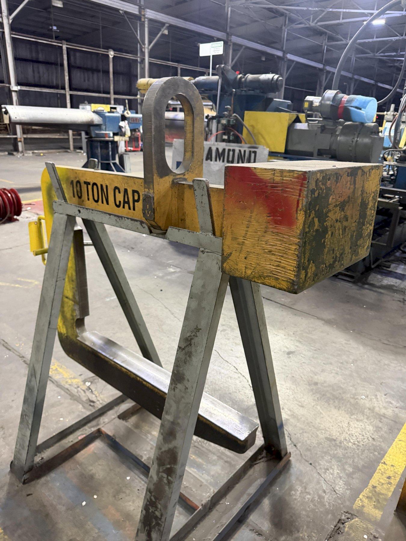 10 TON X 48" CALDWELL MODEL 82-10-48 COIL LIFT C HOOK: YOBRO #25230