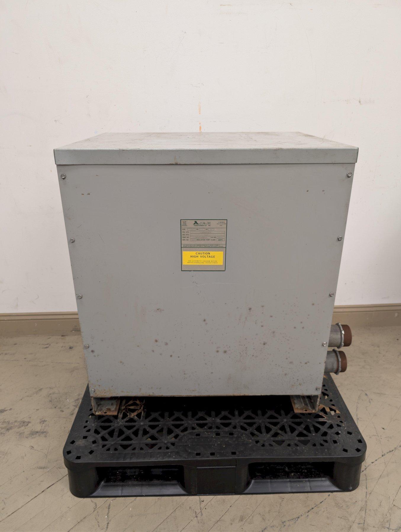 AJAX 225 KVA Dry Type Transformer 460V 480V to 240V 3 Phase 3PH 225AWT