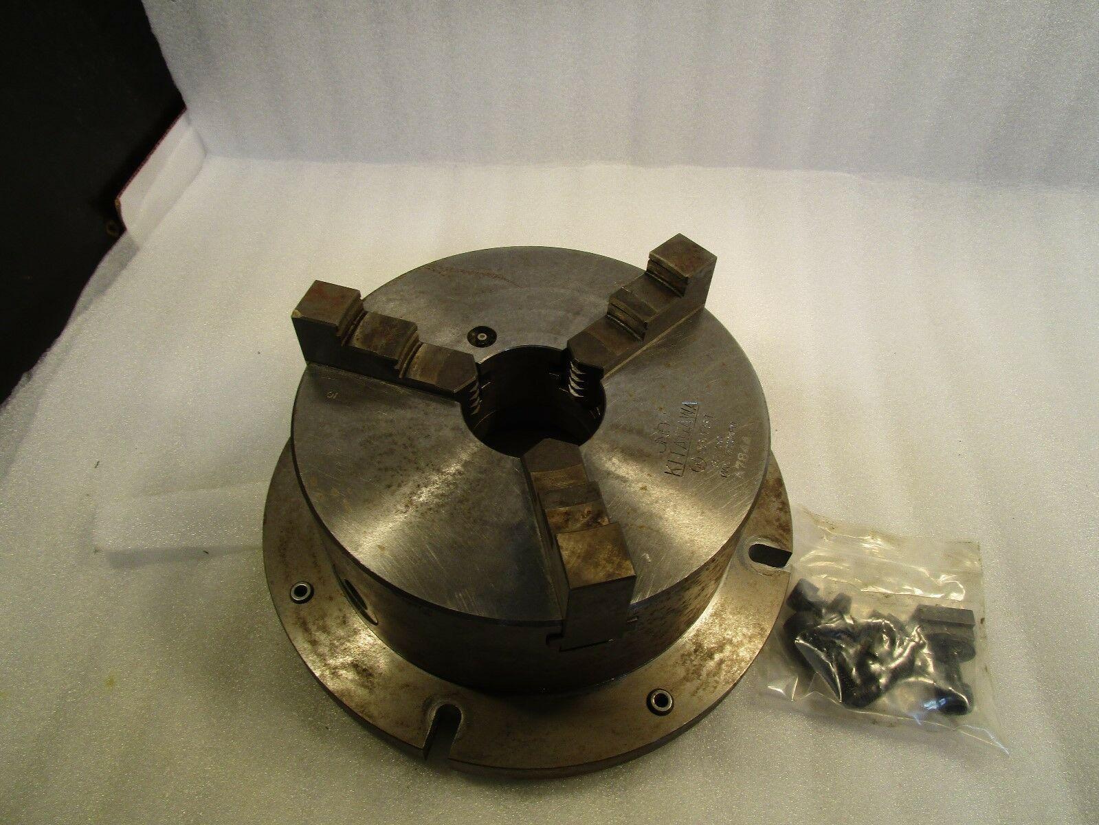 9" Kitagawa JN09 3-Jaw Manual Chuck with Mounting Flange