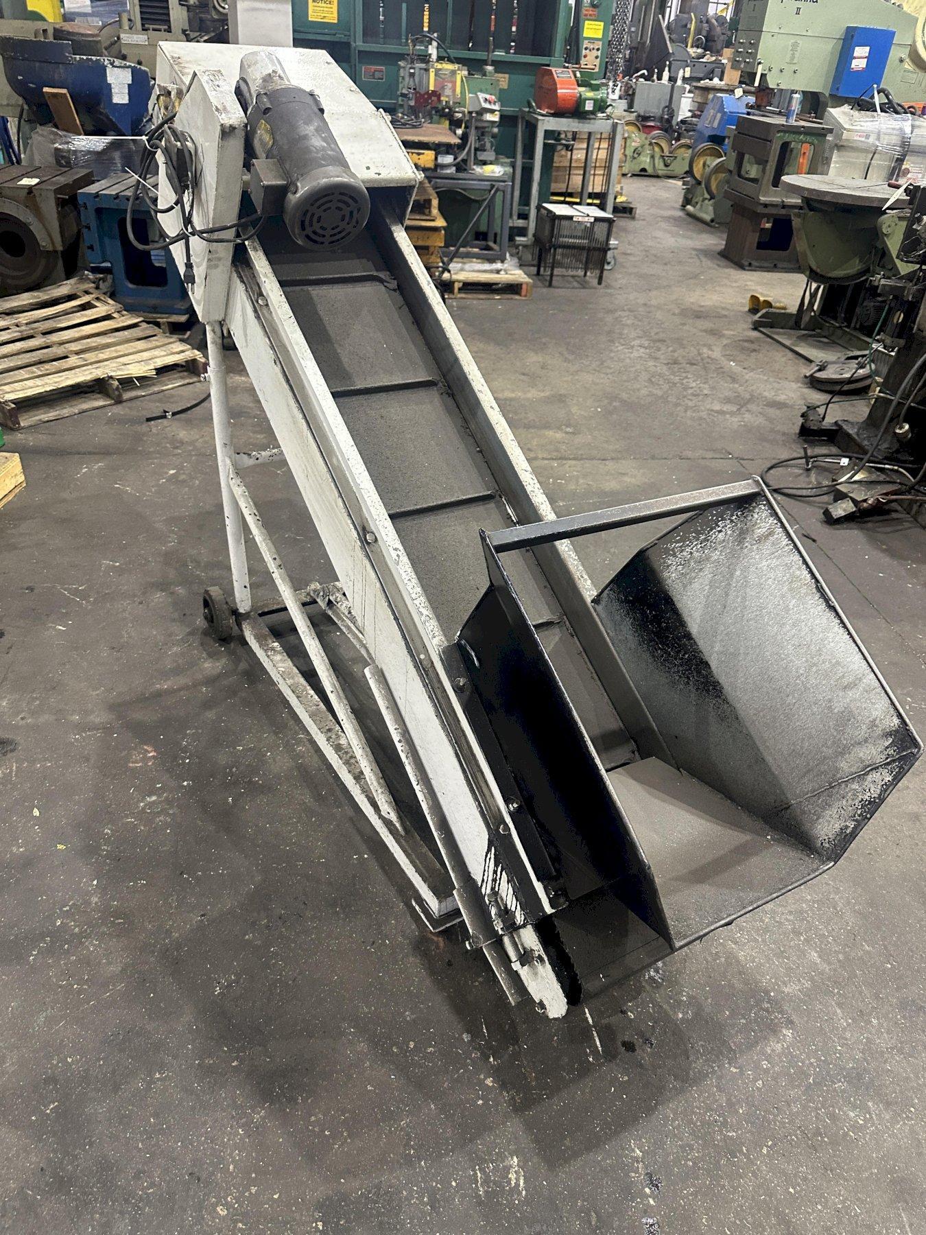 12" WIDE SINGLE PHASE CHIP CONVEYOR: STOCK #77559