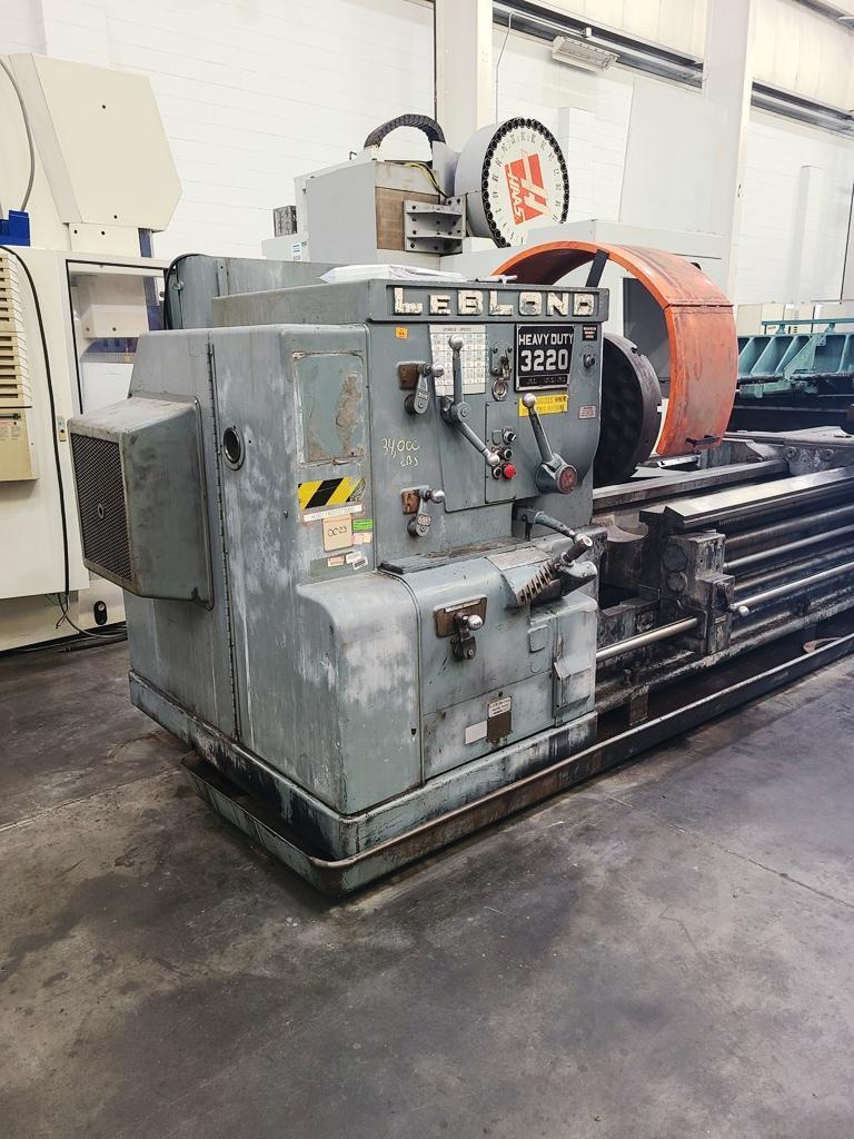 36"/58" X 204"/311" LEBLOND 3220/58-NI DUTY SLIDING GAP BED LATHE