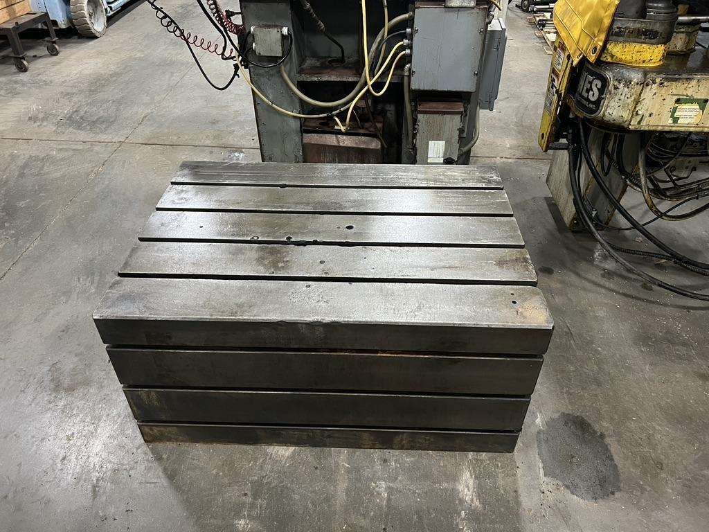 INDUSTRIAL T-SLOTTED BOX TABLE, 30" x 42" x 20" H