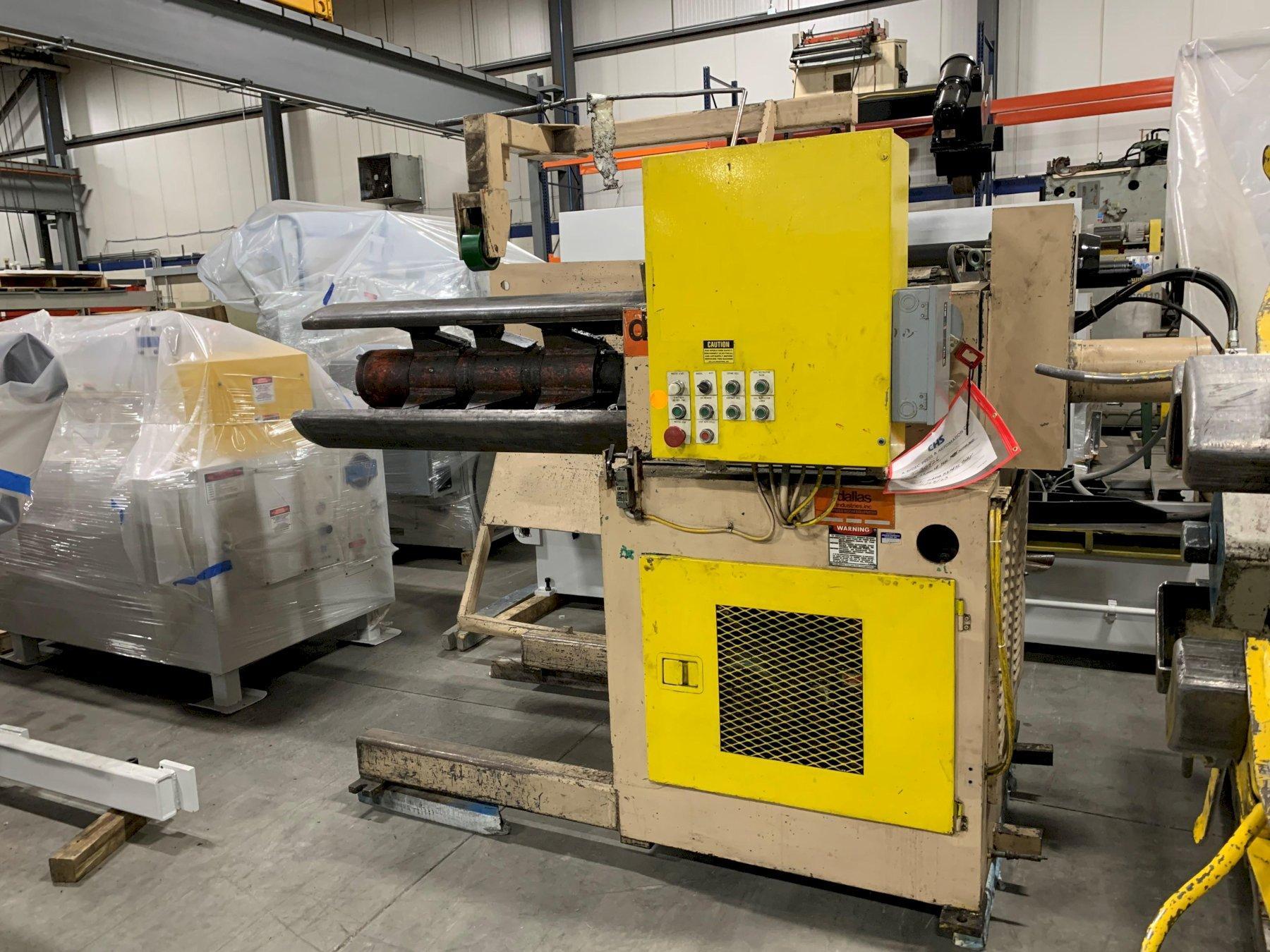 Dallas Ind. Motorized Coil Reel Uncoiler 20,000 Lbs.