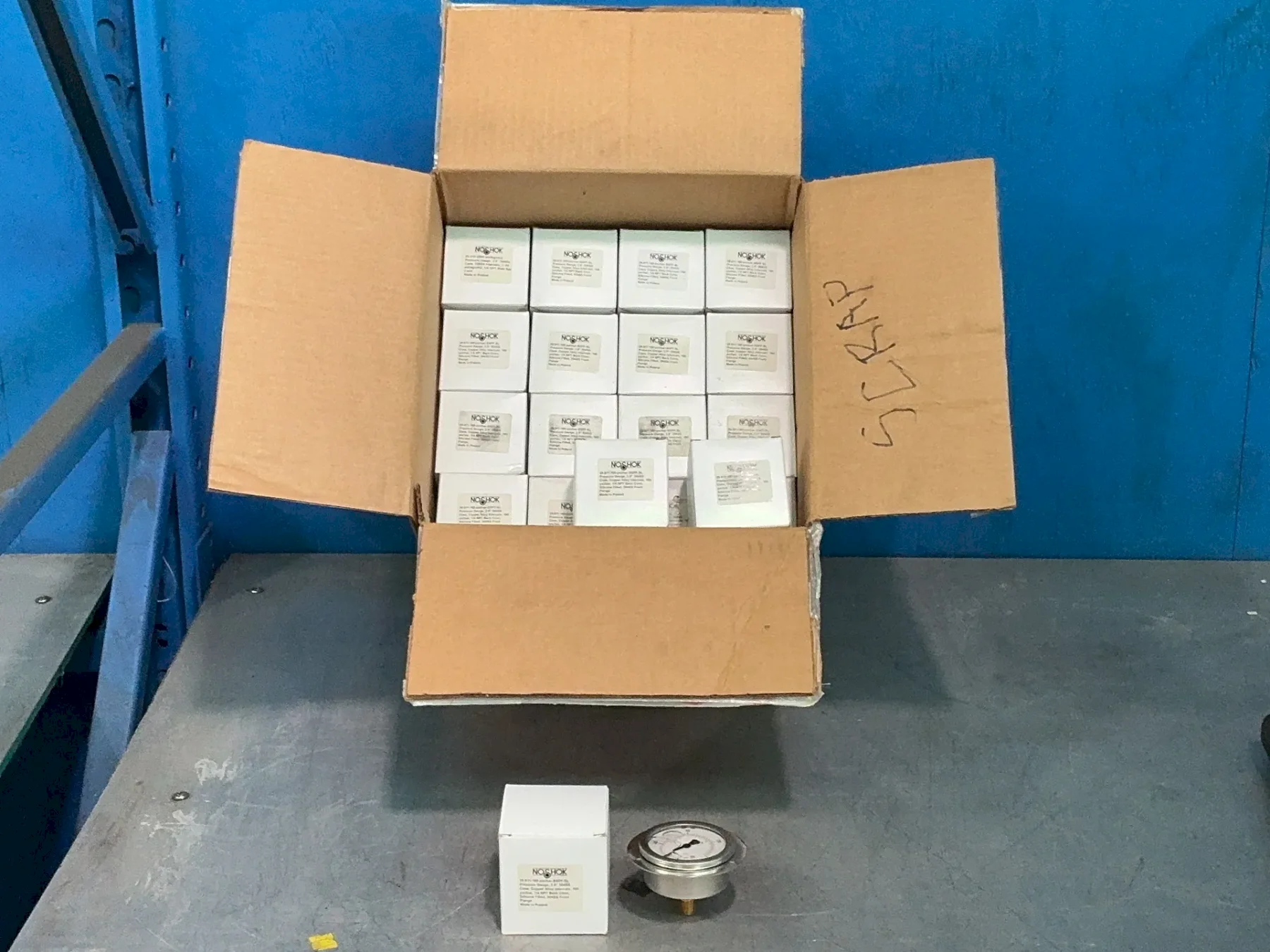 NOSHOK 0-160PSI PRESSURE GAUGES  -  25-911-160-PSI/BAR-SSFF-SL