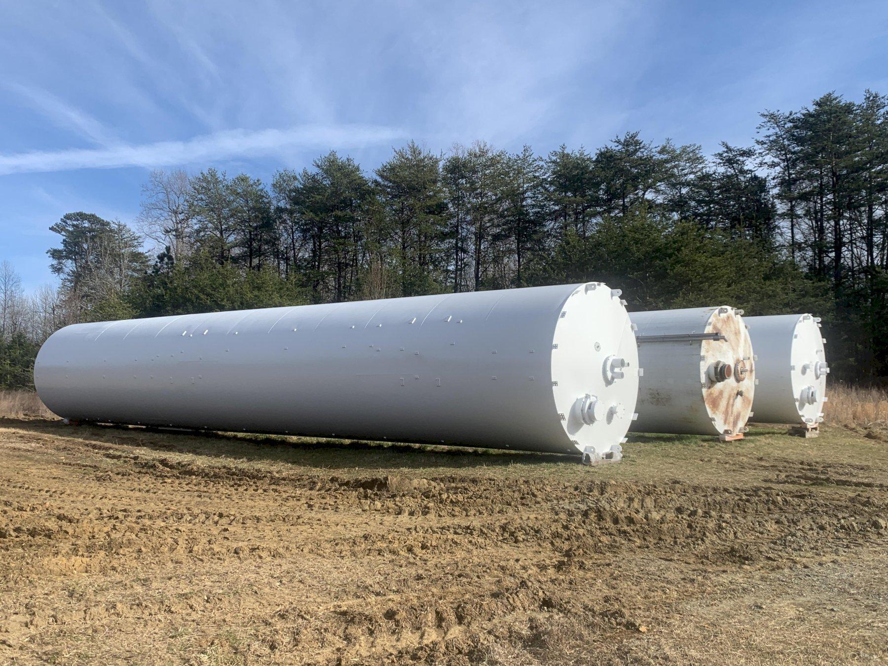 Used Silo, 12' x 72', Welded Steel, 7,000 cu. ft. capacity