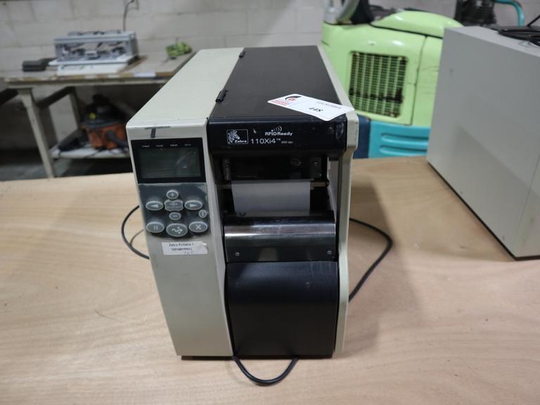 Zebra 110Xi4 Label Printer, 203 dpi, 4" Wide Label Cap- Auction Item