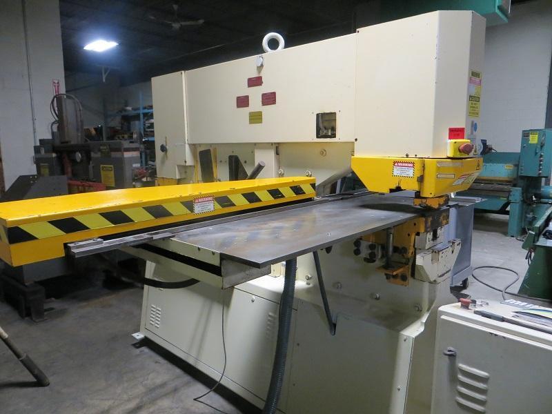 120 Ton Geka Hydraulic Ironworker Model Hydracrop 110SD with Semi PAXY (CNC Punching)