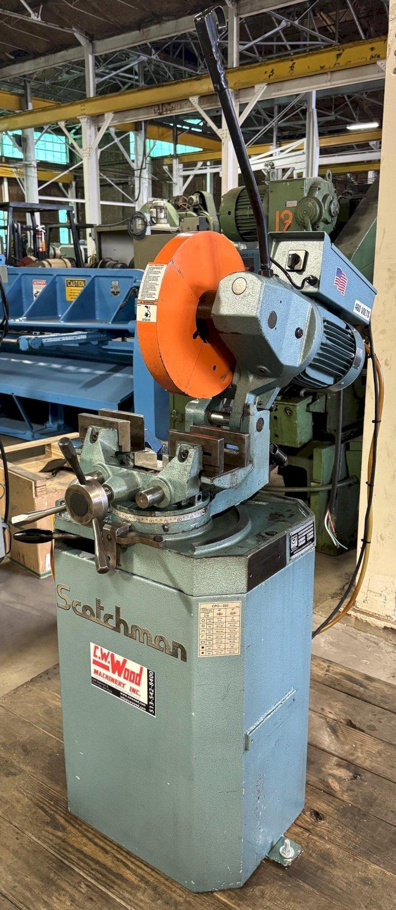 14" Scotchman Cold Saw CP0 350LT, Miter, 4-7/8" Tube, 2" Solids,  3 HP