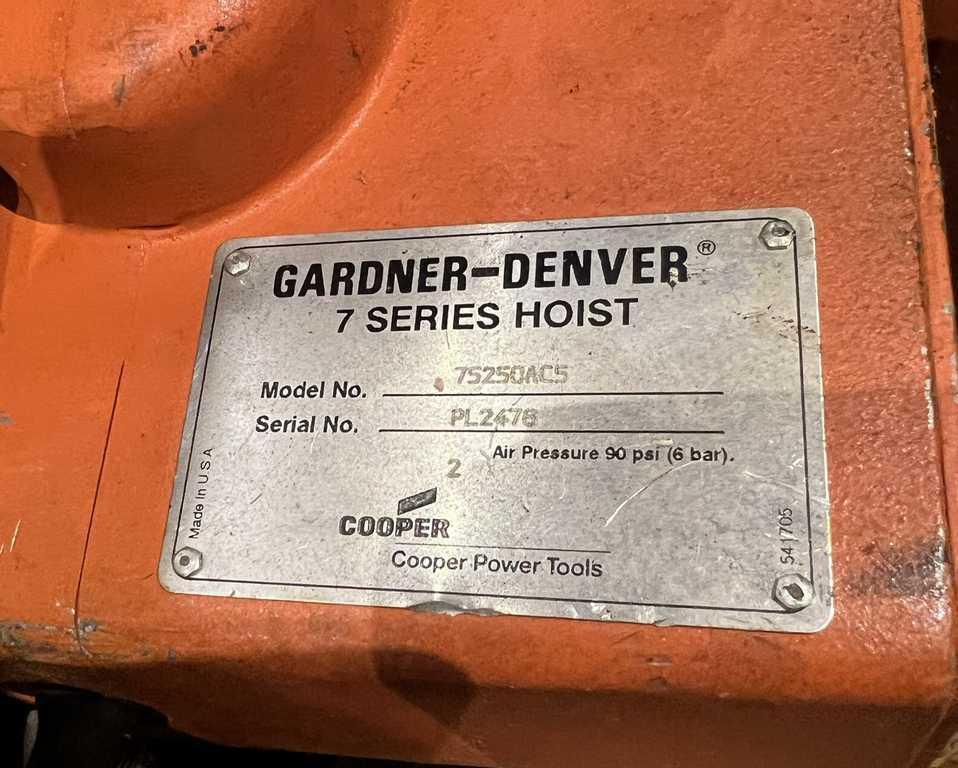 Hoist, Gardner-Denver, 275 Lbs.