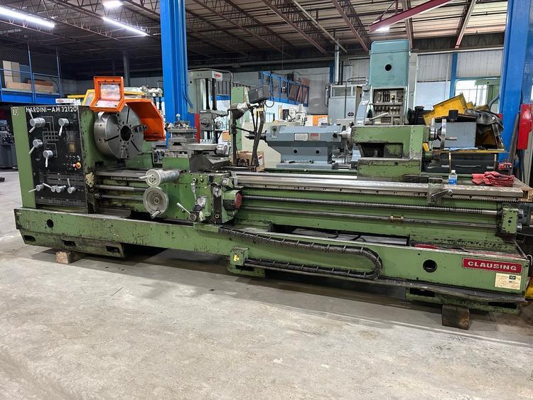 32" x 120" CLAUSING NARDINI MODEL AM32120 ENGINE LATHE