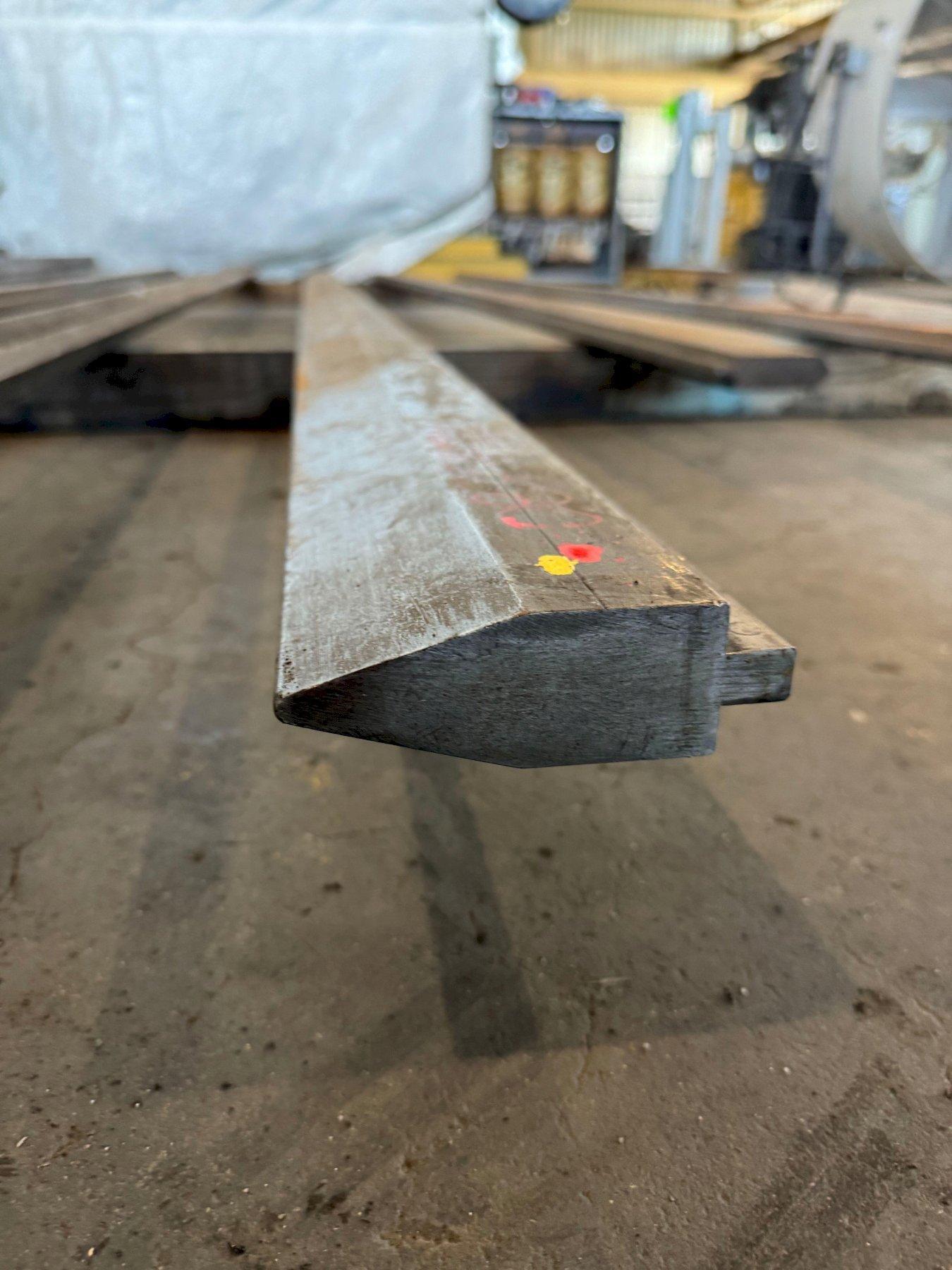 144" V-DIE 45 DEGREE MALE PRESS BRAKE DIE. STOCK # 0877824