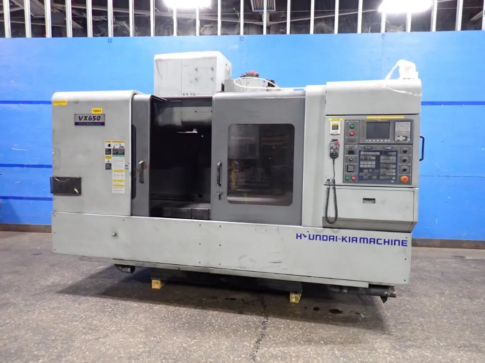 HYUNDAI WIA CORPORATION 25 1/2" X 63" CNC VMC  -  VX650/40