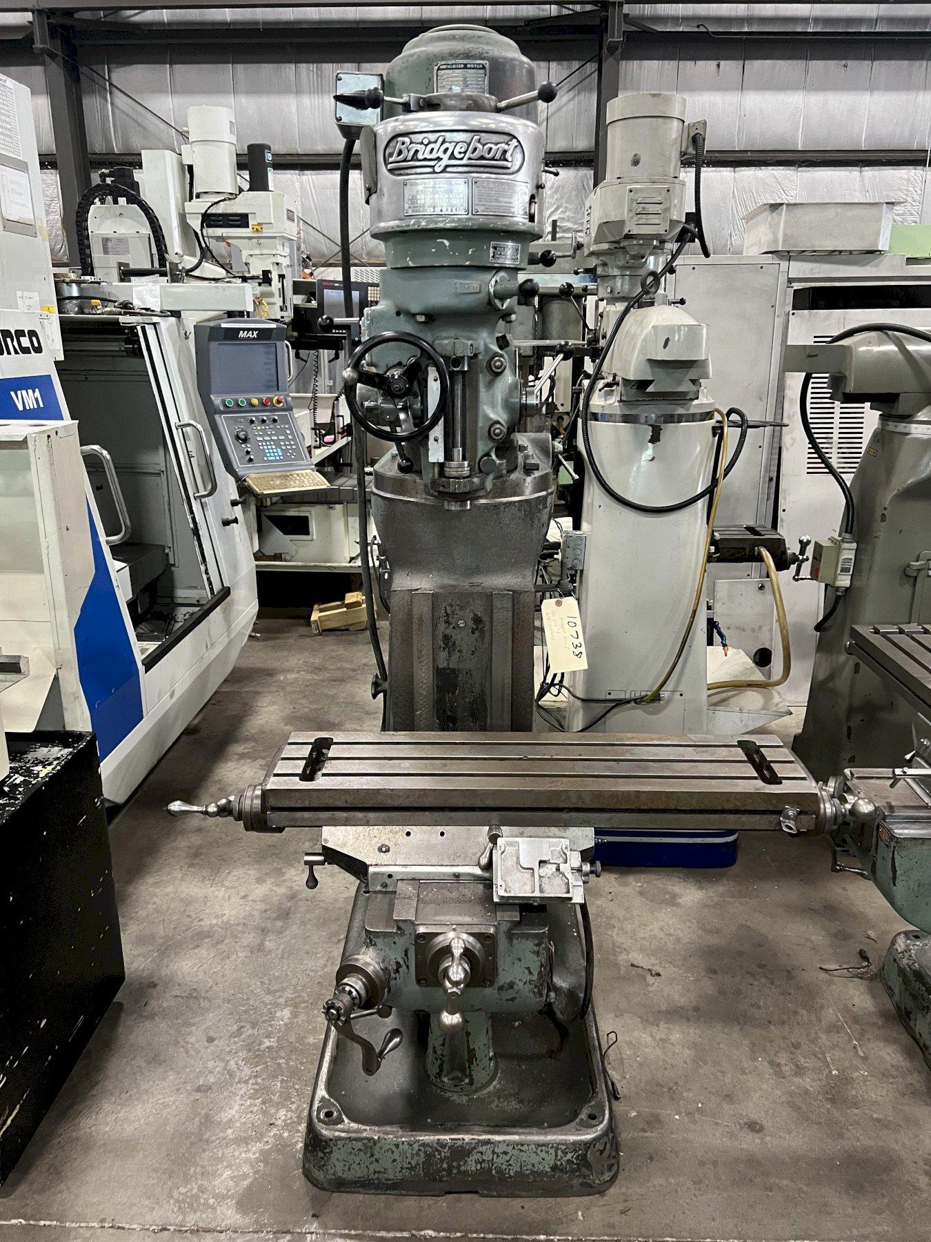 BRIDGEPORT BELT PULLEY VERTICAL MILL, 1 HP