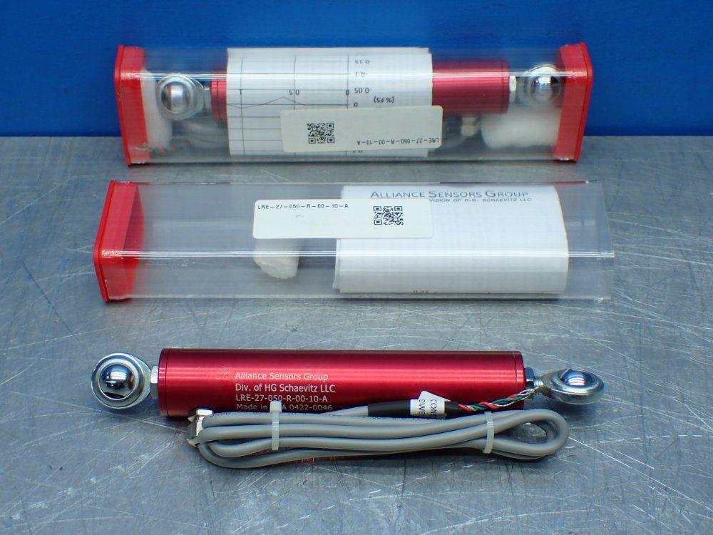 ALLIANCE SENSORS GROUP 2 LINEAR VARIABLE INDUCTIVE TRANSDUCER POSITION SENSORS  -  LRE-27-050-R-00-10-A