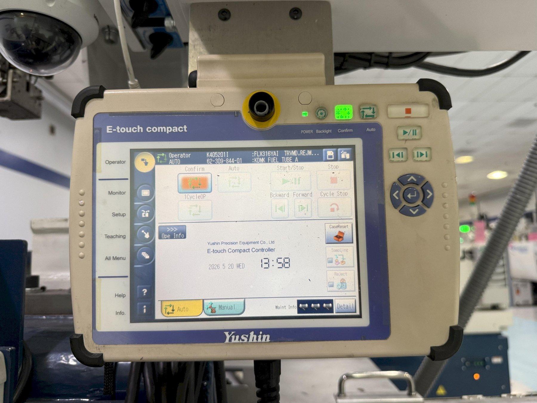 Yushin Used YA-150DL Servo Robot, 100-225 ton, yr. 2010