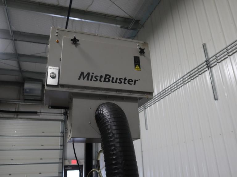 MistBuster Mist Collector on Adjustable Height Stand, Single Phase- Auction Item