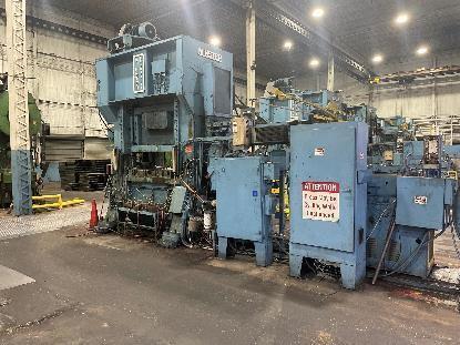 250 Ton Minster Straight Side 60" x 44" Press