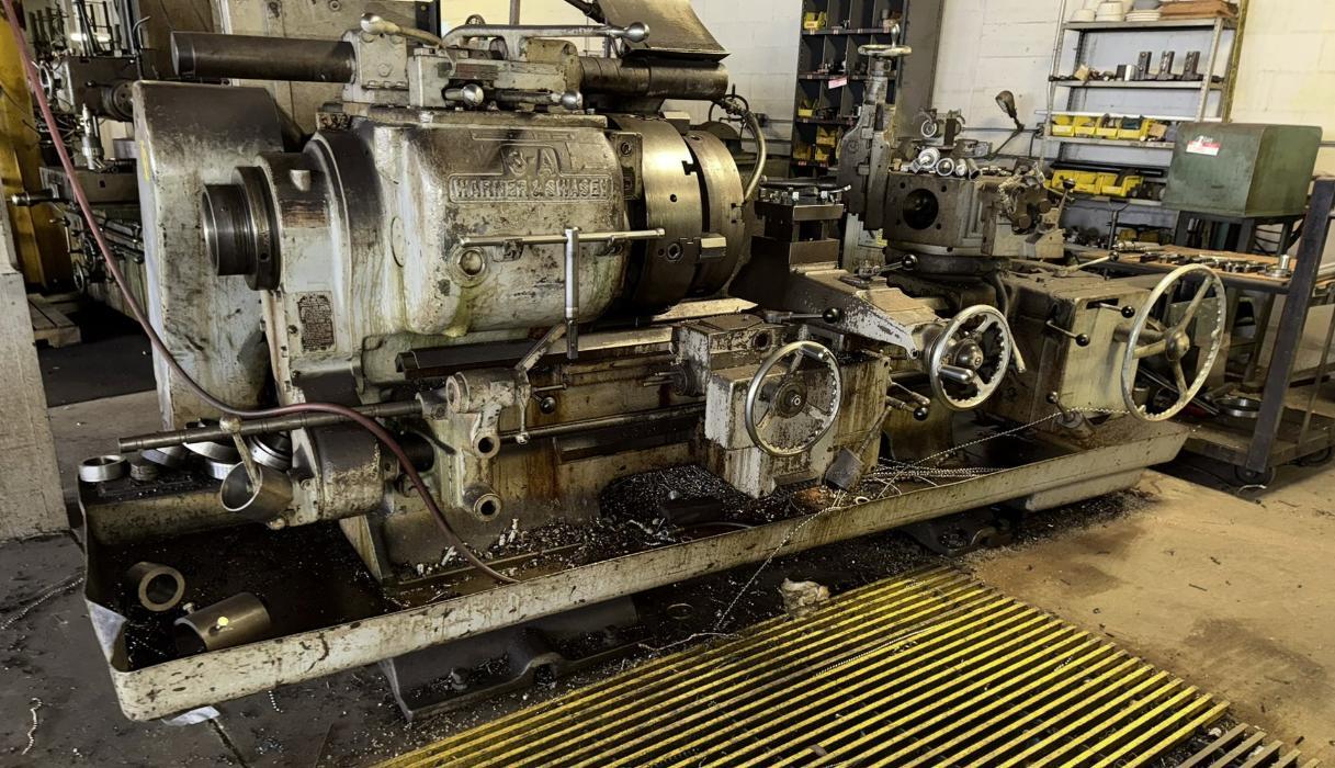 WARNER & SWASEY 3A TURRET LATHE. STOCK # 0545526