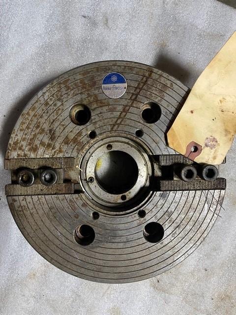 8" Nikko 2-Jaw Hydraulic Chuck