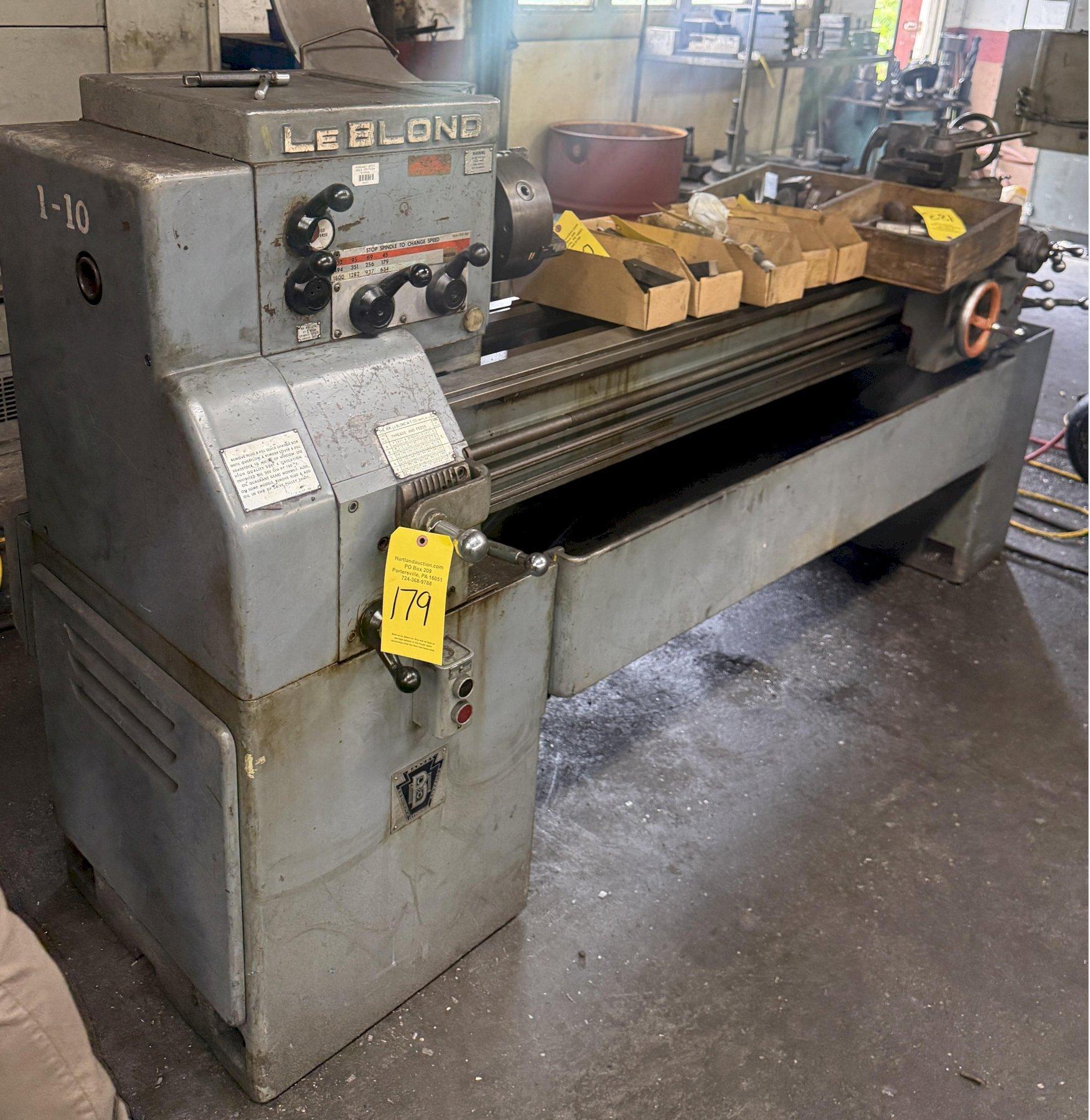 16" X 55" LEBLOND LATHE. STOCK # 0544826
