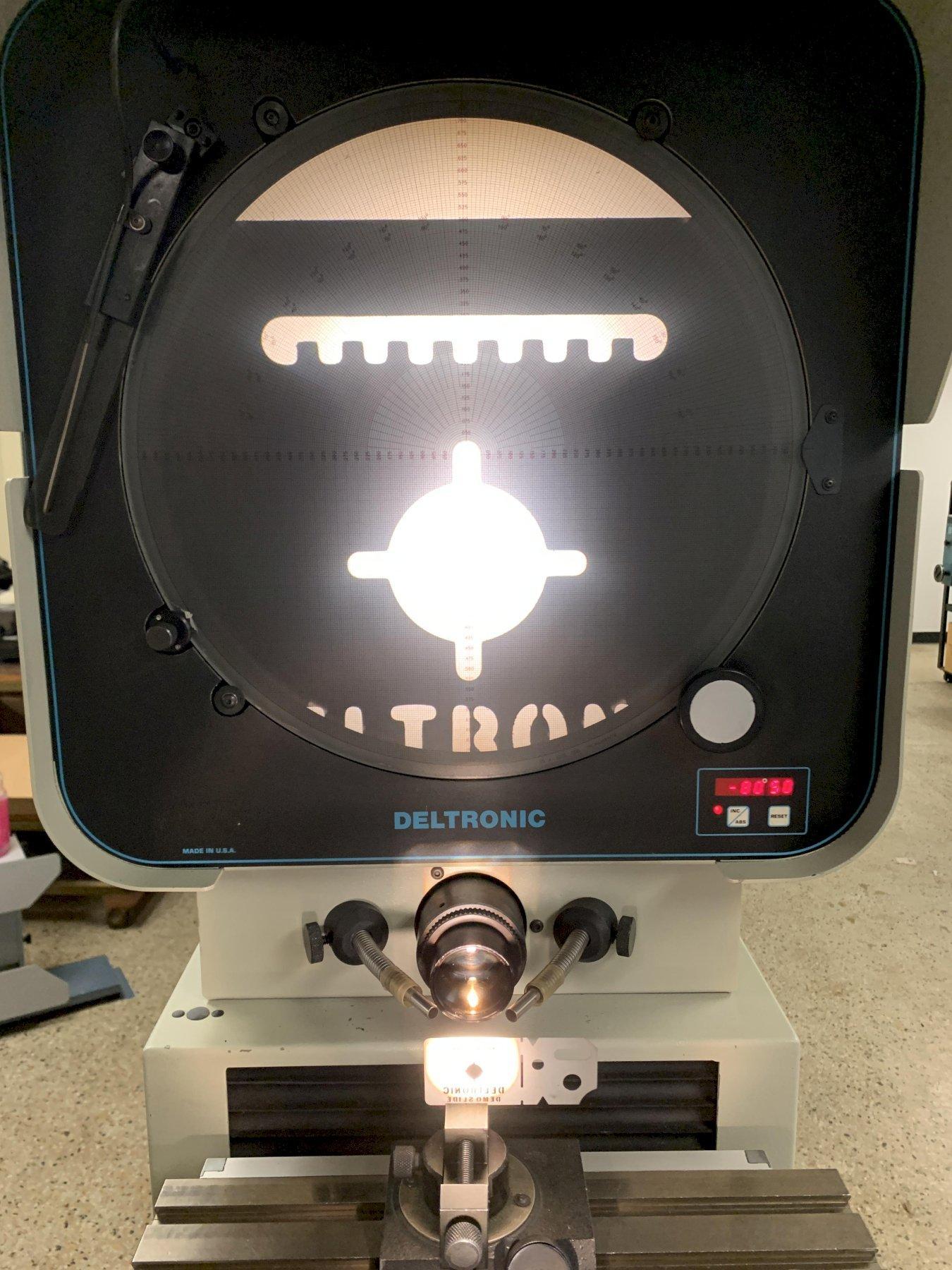 14" Deltronic Model DH214 Bench Top Optical Comparator, S/N 22910256.