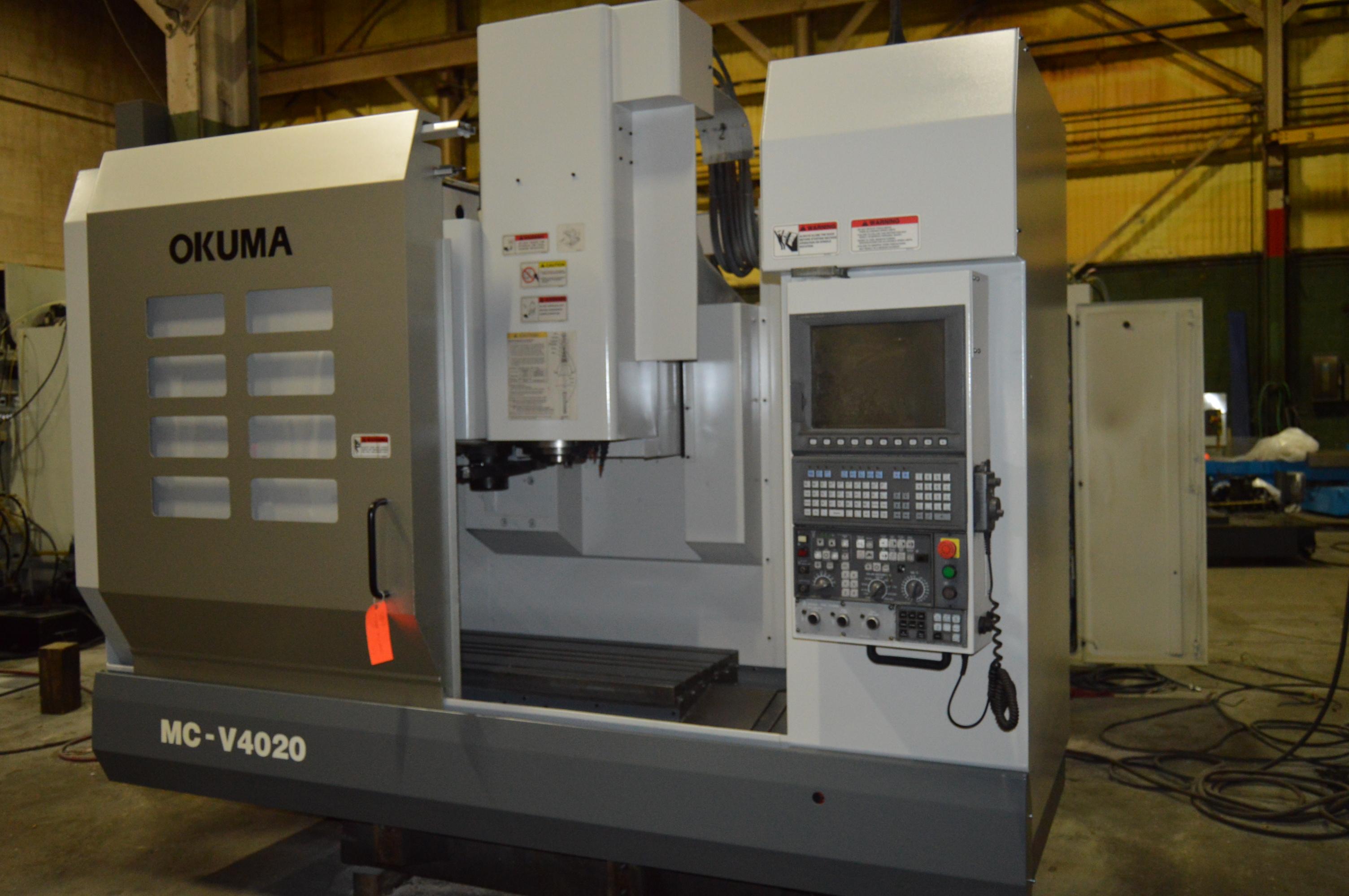 Okuma MC-V4020 CNC Vertical Machining Center, OSP200 Control, 40