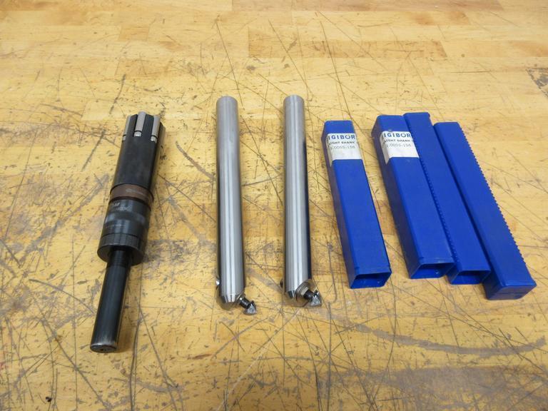 Ram Roll-A-Matic 1.625" Roller Burnishing Tool, and (2) Digibore 1" Straight Shank Inserted Boring Bars- Auction Item