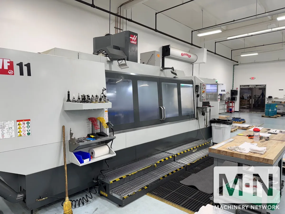 HAAS VF-11/40 CNC Vertical Machining Center, 2018 - Wired for 4th Axis