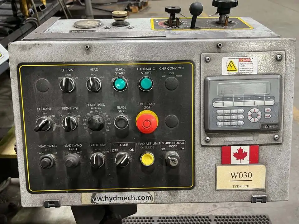 HYD-MECH V-25 VERTICAL SEMI-AUTOMATIC BAND SAW