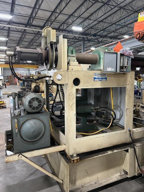15,000 lbs. x 42" Dallas Coil Reel and Dallas Powered Straightener Available For Sale!
