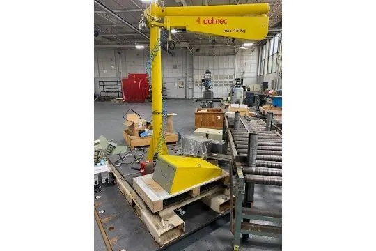 Dalmec Type PVC 100-Lbs. Capacity Pneumatic Positioning Jib Arm with Hand Held Controller